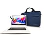LINSAY F10 Series 10.1" Tablet, Wi-Fi, Octa Core, 256GB eMMC, Android 15, White Unique Oracle Keyboard Case & Tablet Briefcase~#|#~D4249FA3-2417-450F-875A420D5C1C949F_sc7