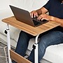 Mind Reader 21.75" Adjustable Standing Desk Laptop Stand, Brown/White (OBRJUST-BRN)~#|#~D42BC307-2299-40AF-87F002DCBA148954_sc7
