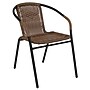Flash Furniture Dark Brown Rattan Indoor-Outdoor Restaurant Stack Chair (TLH-037-DK-BN-GG)~#|#~D431591A-3B89-42F9-A215241E2DB5F89F_sc7