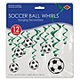 Beistle Soccer Ball Whirls, Multicolor, 12 Whirls/Pack, 3/Packs (53615)~#|#~D43449F4-FB7B-4B3A-9F0FD2248456A450_sc7