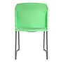 Flash Furniture HERCULES Series Plastic Contoured Stacking Chair, Green/Gray (RUT238AGN)~#|#~D437994A-A53F-453E-90D3B6D47B4D314D_sc7