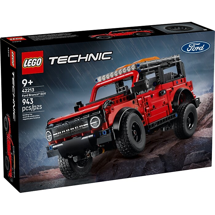 LEGO Technic Ford Bronco SUV Model Car Kit, STEM Building Set, 943