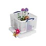 Really Useful Box 44.38 Quart Storage Box with Latching Lid, Plastic, Clear (42L CL)~#|#~D43BF2A5-058A-4079-9FB1AE1AC015F308_sc7
