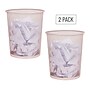 Mind Reader Metal Mesh Trash Can Without Lid, 4.4 Gallon, Pink, 2/Pack (2CIRGA-PNK)~#|#~D43E576A-5F82-4893-A1D6450F219DC8BD_sc7