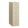 HON 310 Series 5-Drawer Vertical File Cabinet, Legal Size, Lockable, 60"H x 18.25"W x 26.5"D, Putty (HON315CPL)~#|#~D43F99A5-7DFF-4927-B07DF6C4F98D1B55_sc7