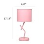 Simple Designs Abstract 17.13" LED Table Lamp, Pink (LT1172-PNK)~#|#~D4473F19-E671-48C5-95E2508B10E064CA_sc7