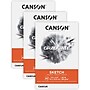 Canson Graduate 5.5" x 8.5" Sketch Pad, 10 Sheets/Book, 3/Bundle (MCX525008008-3)~#|#~D44E3D28-323C-49A9-BCCF0AABC2615E83_sc7