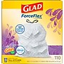 Glad ForceFlex Tall Kitchen Drawstring Trash Bags, 13 Gallon, Gain Lavender with Febreze Freshness, 110 Count (79157)~#|#~D450FE9E-8606-4423-884CA250DABE2C35_sc7