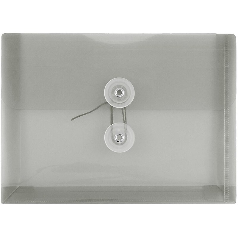 JAM Paper Premium Expanding Wallet with Button & String Closure, Other, Gray, 3/Pack (920B1smx3) image 1