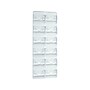 Azar Card Holder, 8" x 18", Vertical, Wall Mounted, Clear, Acrylic, 2/Pack (252082)~#|#~D45C9B35-6EF6-46C7-86E67CA572FFF8F6_sc7