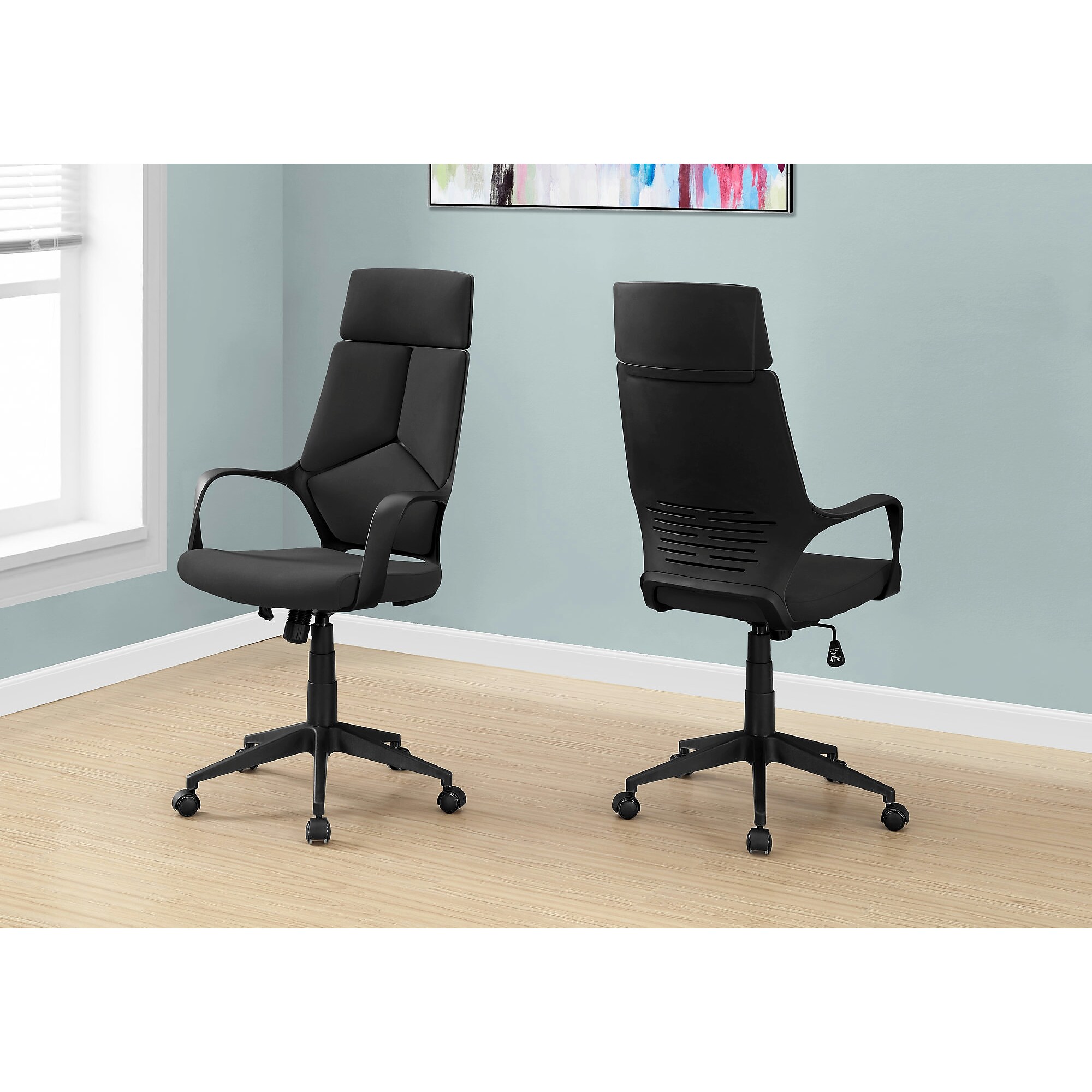 Monarch Specialties Inc. Fabric Executive Chair, Black (I 7272) Sansujyuku sansujyuku.com