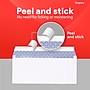 Staples QuickStrip EasyClose Self Seal Security Tinted #10 Business Envelopes, 4 1/8" x 9 1/2", White, 500/Box (ST50312-CC)~#|#~D468DA94-91F9-4FDA-A6FC49B5750439DF_sc7