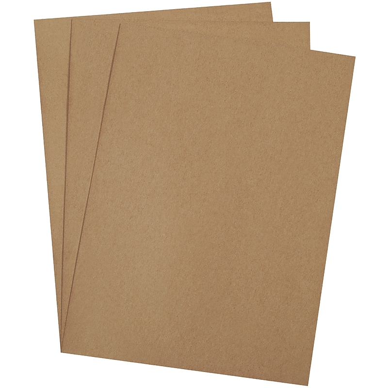 26" x 38" Chipboard Pad, Kraft, 90/Carton (BSCP2638) image 1