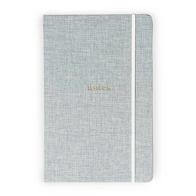 Lake + Loft Classic Journal, 5.5" x 8.5", College Ruled, Soft Gray, 160 Pages (FJRN-HC-009) image 1