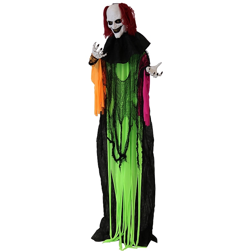 Haunted Hill Farm Life-Size Animatronic Clown (HHCLOWN-17FLSA) image 1