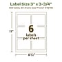 Avery EcoFriendly Laser/Inkjet Multipurpose Labels, 3" x 3-3/4", White, 300/Box (94248)~#|#~D46C7C9D-A47C-48E1-A346B44FE61B7D09_sc7