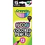 Crayola Neon Colored Pencils, Assorted Colors, 12/Pack (68-2119) ~#|#~D46F5201-8C6E-45A9-8FC1B533E0BAB018_sc7