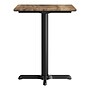 Flash Furniture TopGuard 30" x 24" Rectangular Wood Dining Table with X-Base, Natural/Black Base (ST2430NATT2222)~#|#~D46F68B4-DD67-4D9E-86FF71FA7AB60E54_sc7