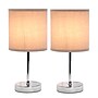 Simple Designs Chrome 11.81" LED Table Lamp, Grey, 2/Pack (LT2007-GRY-2PK)~#|#~D4717BA2-E774-4962-948A891AD848DC7F_sc7