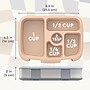 bentgo Whimsy & Wonder Kids Bento Box, 5-Compartment, Checker Gradient, 19.2 oz. (BGKDPT-CHK)~#|#~D478A64D-7B99-4355-8E8BC1C7A908E3AA_sc7