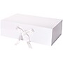 JAM Paper Collapsible Gift Boxes, White (LA-14X9-BX-WHT)~#|#~D4794578-0F82-45E6-8E8FA15CE82B30E5_sc7