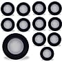 Bulbrite 14 Watt 7" LED Disc Light with Pigtail - 3000K Soft White Light, 1100 Lumens, Black, 12/Pack (862902)~#|#~D47AC4FD-A33C-4810-A36ED16B5B98C76B_sc7