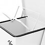 Viva Comfort Biohazard Steel Step Trash Can, 13 Gallon, White (ME992-13-W)~#|#~D47AF3E6-9A43-47BD-8B1D278231793326_sc7