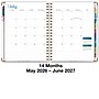 2026-2027 Excello Brands 8.5" x 11" Academic Weekly & Monthly Planner, Paperboard Cover, Rainbow Floral (FSHN-AY26-8511-53)~#|#~D47F2945-18B7-4E50-AEE37EF2130EBF2F_sc7