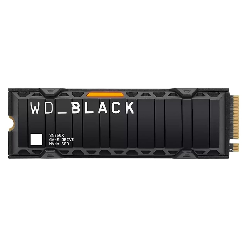Western Digital WD_BLACK SN850X 1TB M.2 2280 PCIe Gen4 NVMe Solid State Drive, TLC 3D NAND (WDS100T2XHE-00BCA0) image 1