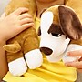 Bouncyband Sensory Vibrating Puppy Stuffed Animal, Brown/White (BBAVNDO)~#|#~D489AAD1-1813-4F90-BFF6236B5FF55CF3_sc7