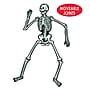 Beistle Halloween Jointed Skeletons Cutouts, Black/White, 4/Pack (01084)~#|#~D48B4311-28F8-4E29-812377AED03111FD_sc7