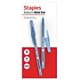 Staples Ballpoint Pen, Medium Point, 1.0mm, Blue Ink, Dozen (ST52860)~#|#~D48B873B-6871-446D-AD84636243C0B3C3_sc7