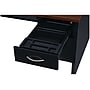 Hirsh 48"W Single-Pedestal Desk, Black/Walnut (20539)~#|#~D48C036B-94FF-49DB-9968A7577E069957_sc7