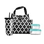 Fit & Fresh Westport Insulated Lunch Bag, B&W Ikat (989FF456 )~#|#~D48F76FE-A277-4A4F-891E60E7CF8F294B_sc7