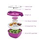 bentgo Salad Container, Purple, 54 oz. (BGOSAL-P)~#|#~D48FCACF-6671-42DB-9825C298FF8E332C_sc7