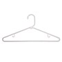 Nahanco Plastic Clothes Hangers, White, 24/Pack (TBWHU)~#|#~D4920015-B523-4093-8D49566BB8E24F10_sc7