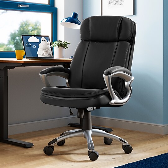 Serta Black Any Eco Feature Big and Tall Chairs | Staples