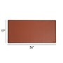 Smead Large Vegan Leather Anti-Slip Desk Pad, 36" x 17", Brown (SMD64827)~#|#~D49A7776-58E8-48E8-BF5F90CEE57C77F3_sc7