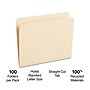 Staples 100% Recycled File Folder, Single Tab, Letter Size, 100/Box (ST393125/393125)~#|#~D49B4D2C-678A-4465-B36C056A15011F6F_sc7