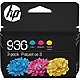HP 936 Cyan/Magenta/Yellow Standard Yield Ink Cartridges, 3/Pack (6C3Z3LN)~#|#~D49C9FDB-D226-45F1-84972B9531DED4DA_sc7
