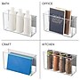 iDESIGN Large Plastic Magnetic Storage Bin, Clear (62005)~#|#~D49E436A-689F-427D-A9083C6D5A53DCEC_sc7