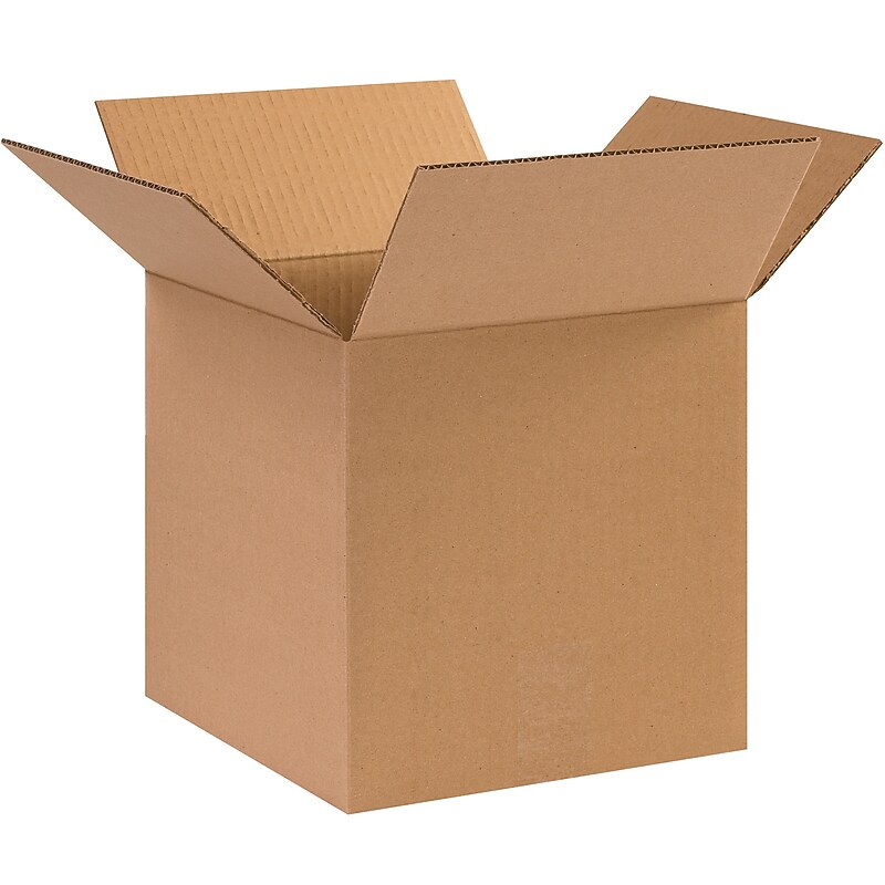 10" x 10" x 10" Shipping Boxes, 44 ECT, 25/Bundle (HD1010) image 1
