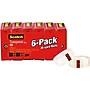 Scotch® Transparent Tape, Crystal Clear Clarity Finish, Glossy, 3/4" x 36 yds., 1" Core, 6 Rolls (600-6PK)~#|#~s1161460_sc7