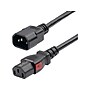 StarTech 10' C14 to Locking C13 Power Cable, Male to Female, Black (87L3-8A00-POWER-CORD) ~#|#~D4A36E8A-CE5C-4E4F-8E4DA380DE2950C1_sc7