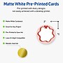 Avery Gold-Pink Bow Matte Blank Card, White, 120/Pack (S00-FFJ)~#|#~D4A70A5F-590D-4E09-BE75CDE111D2C659_sc7