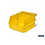Triton Products LocBin Stackable Storage Bin, 3" x 4.12" x 5.37", Yellow, 24/Pack (3-210Y)~#|#~D4A76090-2CD8-4B4F-B8B168D3468AAF3C_sc7