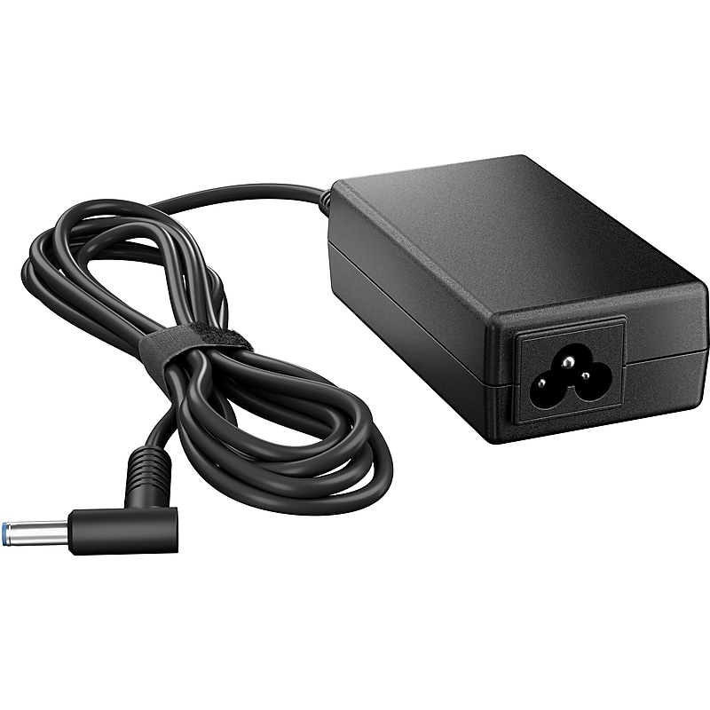 HP 65W Smart Power Adapter, Black (6H459AA#ABL) image 1