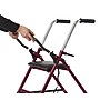 Medline 2-Wheeled Folding Steel Rollator, Adult, Burgundy (RLT-600S-5BG)~#|#~D4ADC3AB-4D7D-4437-AC3B6CE715D20195_sc7