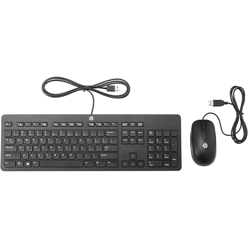 HP Business Slim Keyboard and Optical Mouse Combo, Black (T4E63AT) image 1