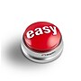 Staples Easy Button, Red/Silver (25178)~#|#~D4B2CC1D-005A-4D98-B51C3D5D305AC09F_sc7